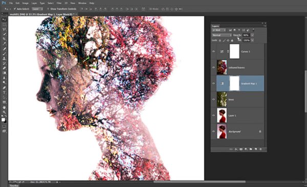 Многослойные изображения в фотошопе