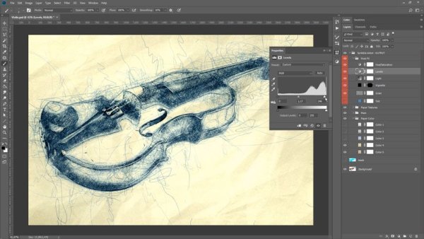 Иллюстрация в адоб фотошоп