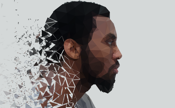 Low Poly Art портрет