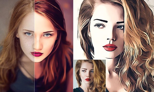 Портрет в стиле экшн