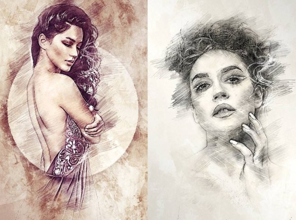 Зарисовки для фотошопа