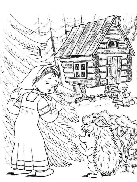 Сказки. Раскраски