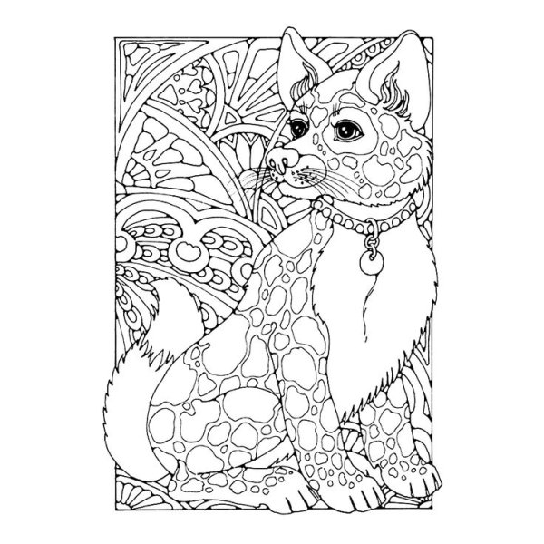 Раскраски для девочек сложные