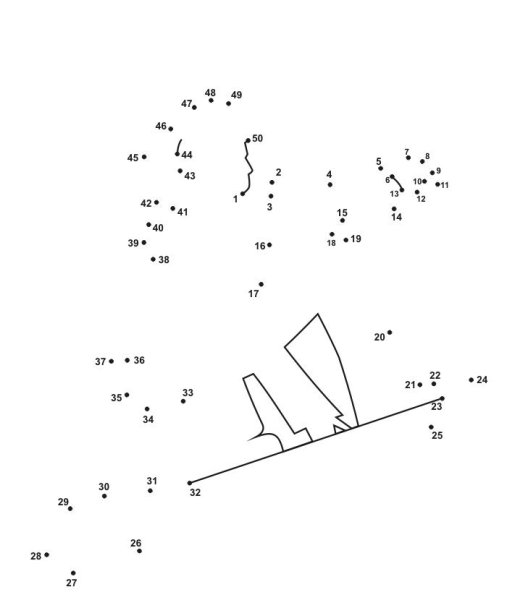 Человек паук по точкам