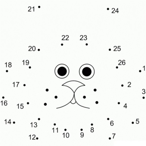 Рисование по точкам сложные