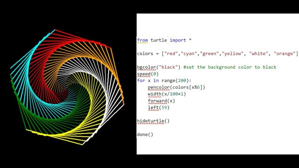 Туртле на питоне