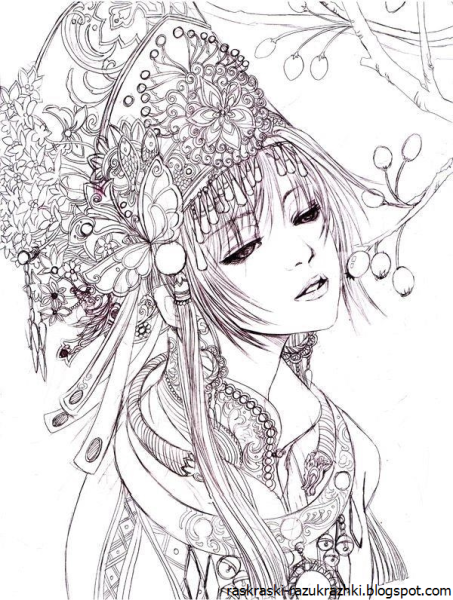 Раскраски а нтистрес аниме