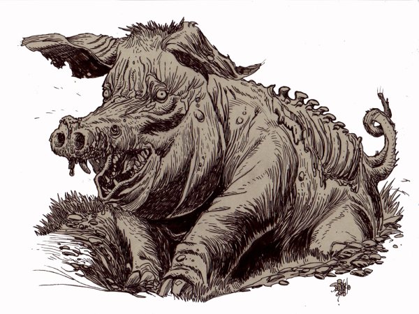 Крутая свинья