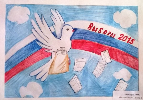 Рисунок на тему выборы глазами избирателей