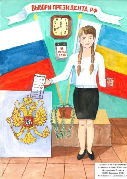 Плакат на тему выборов