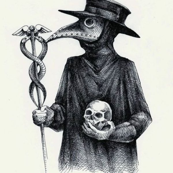 Скетч чумного доктора