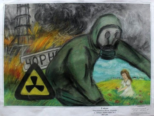 Рисунок на тему Чернобыль зона отчуждения город