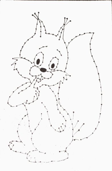 Рисование по контуру для детей