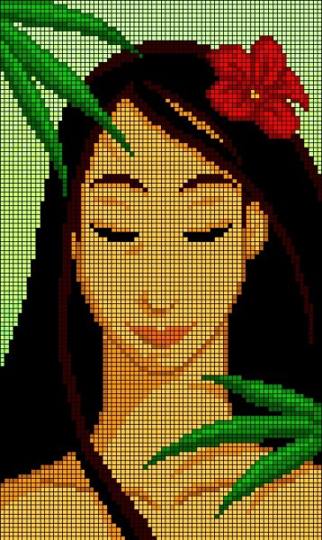 Рисунки по клеточкам большие и сложные