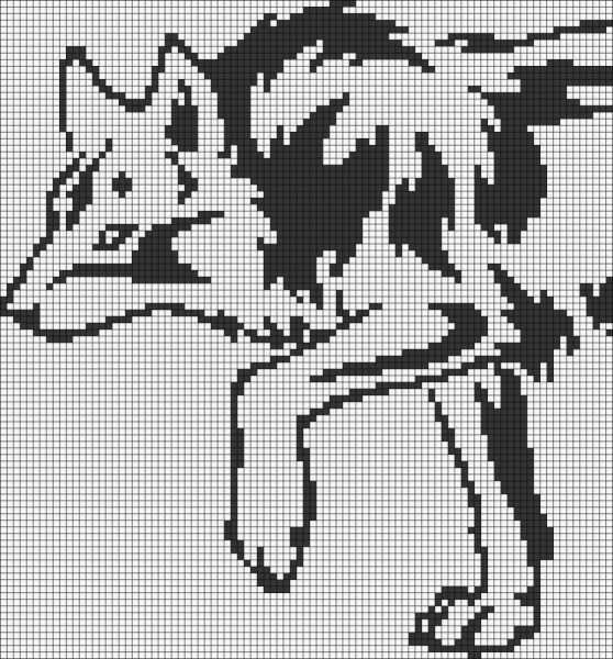 Рисование по клеткам сложные