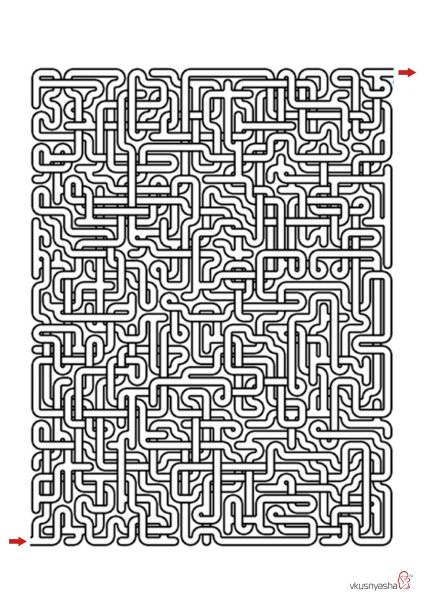 Лабиринт сложный