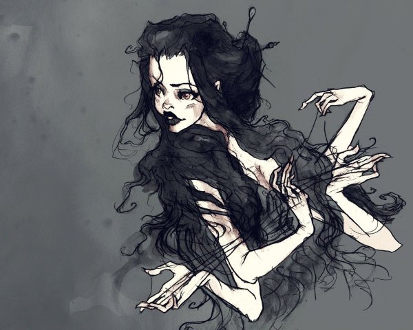 Готические рисунки