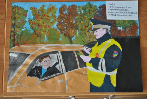 Тему полиция глазами детей