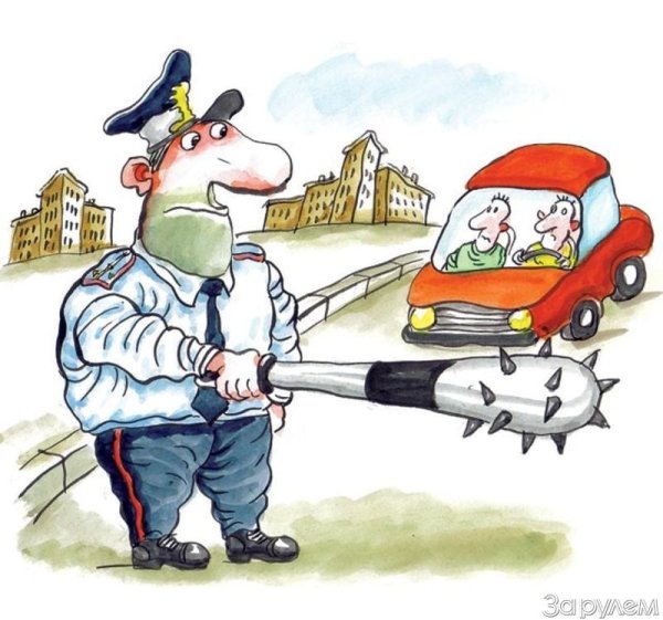 Сотрудник ДПС рисунок