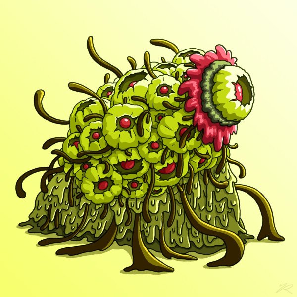 Монстр из растений