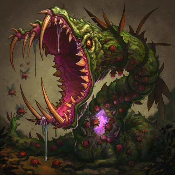 Плотоядное растение арт