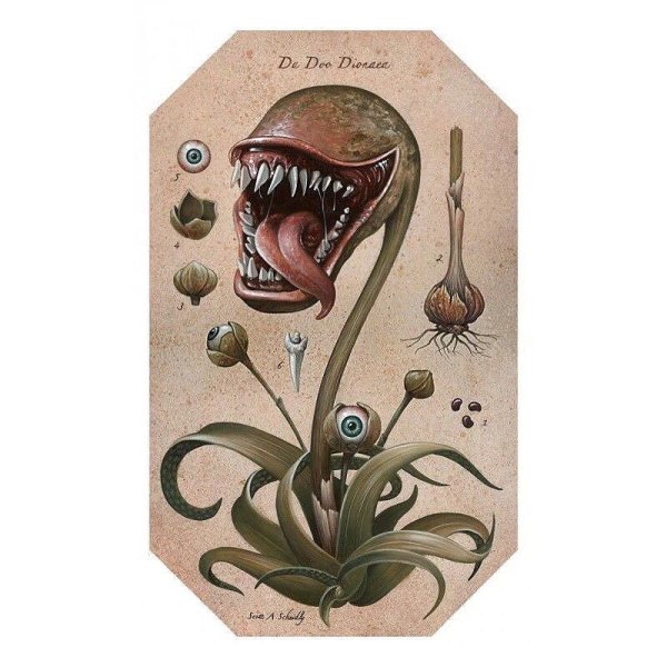 Жуткие цветы рисунок