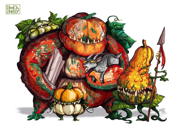 Овощи монстры