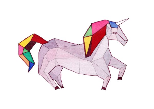 Животные из геометрических фигур