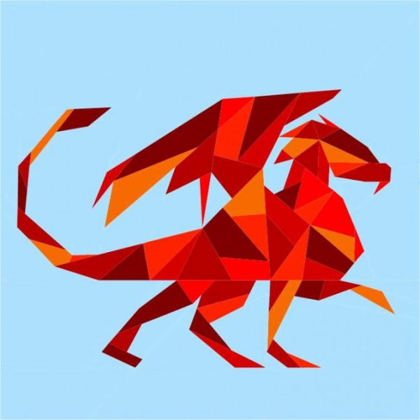 Животные из геометрических фигур