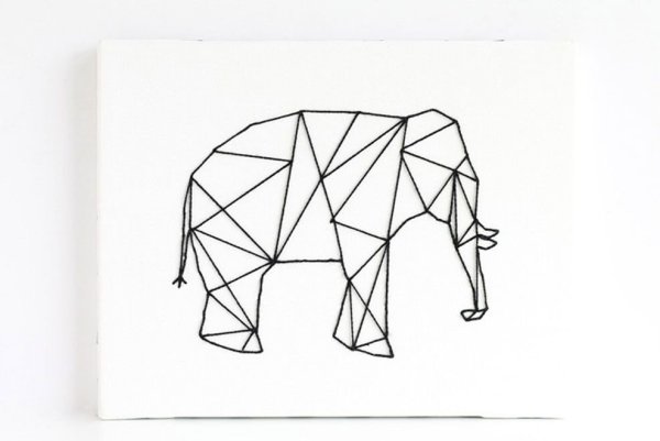 Рисование животных геометрическими фигурами