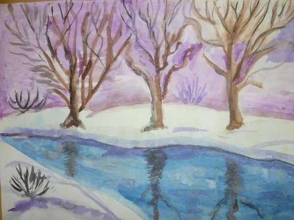 Весенний пейзаж л Яхнина