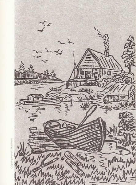 Красивые пейзажи для выжигания