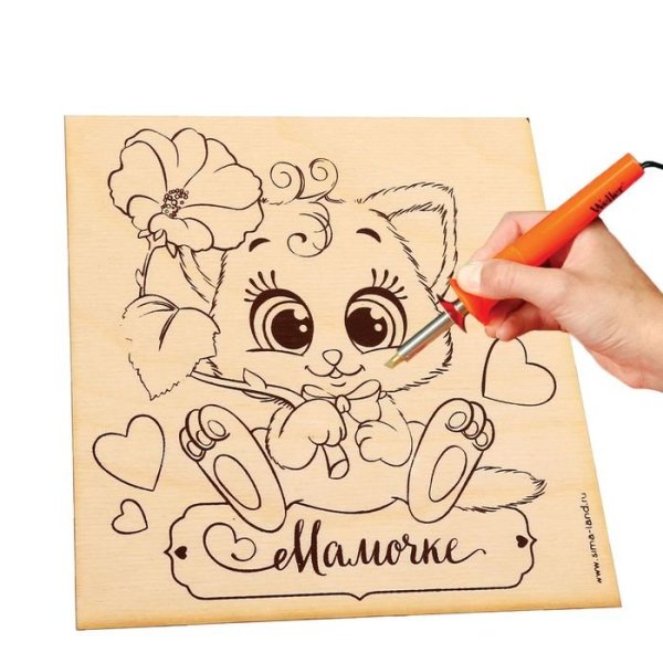 Узоры выжигателем по дереву