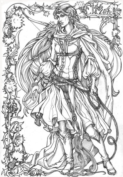 Выжигание по дереву фэнтези