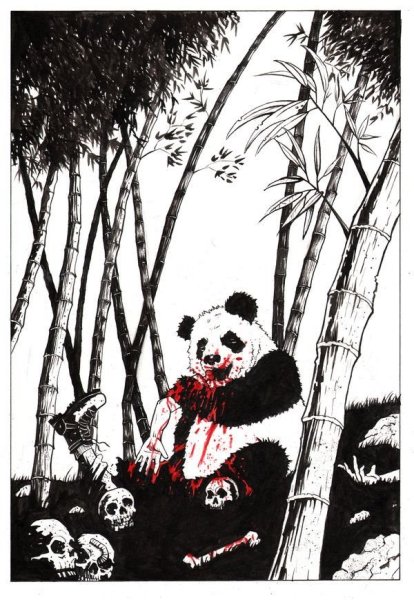 Злая Панда арт
