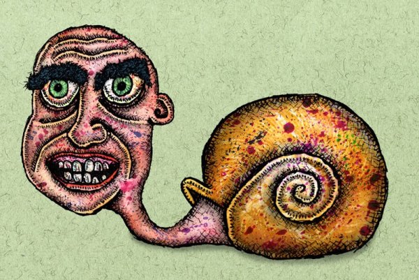 Страшная улитка