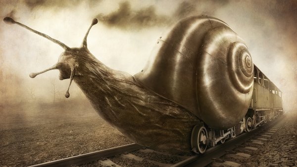 Железная дорога сюрреализм