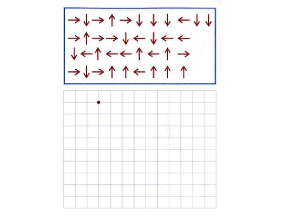 Рисунки по стрелочкам