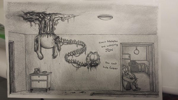 Рисунки страшных монстров