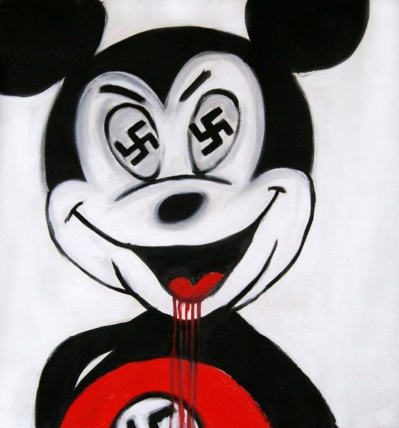 Микки Маус тату эскиз