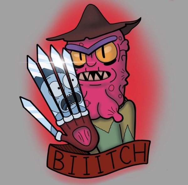 Страшный терр Рик и Морти