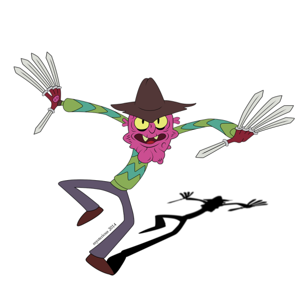 Страшный терр Рик и Морти