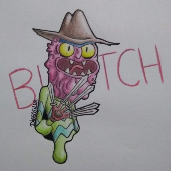 Рик и Морти Рик курит