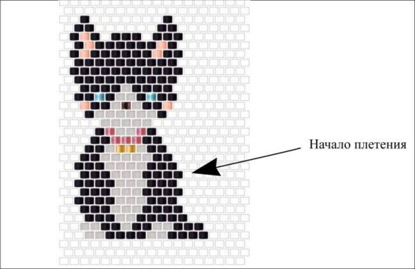 Узор для вышивки пайетками