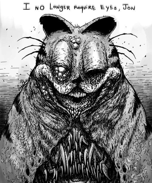 Гарфилд монстр Лавкрафт