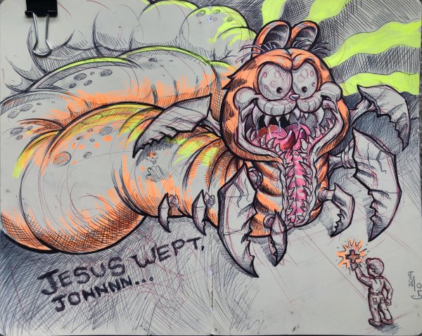 Гарфилд монстр Лавкрафт