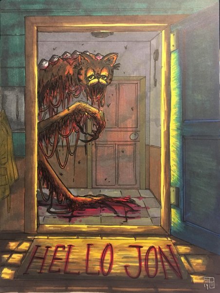 Комикс про страшного Гарфилда