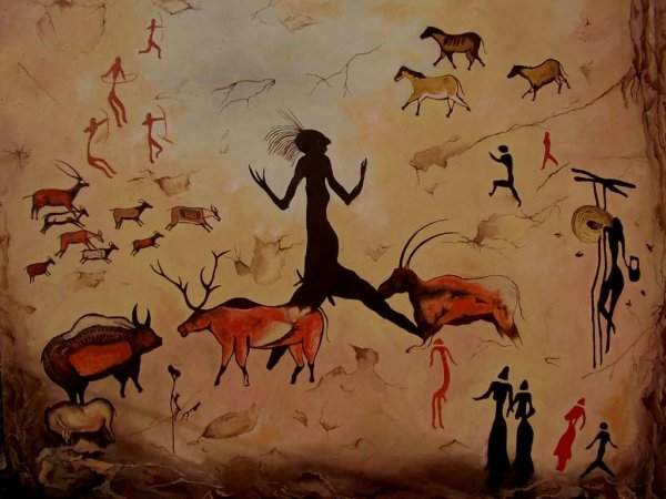 Наскальная живопись арт