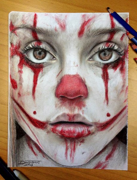 Рисунки цветными карандашами