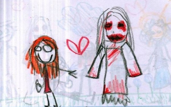 Страшные детские рисунки 5 лет
